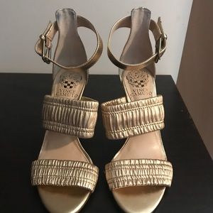 Vince Camuto dress sandals - gold